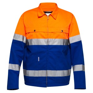 Uniouter Anti-static Jacket, High Vis Rain Coats, Waterproof Class 3, Lapel
