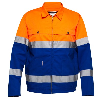 Uniouter Anti-static Jacket, High Vis Rain Coats, Waterproof Class 3, Lapel