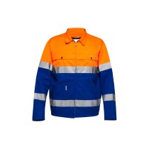 Custom Anti-static Jacket, High Vis Rain Coats, Waterproof Class 3, Lapel