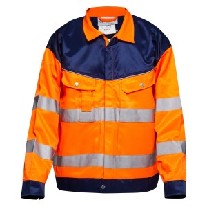 Uniouter High Visibility Reflective Jacket,  Waterproof Class 3, Lapel