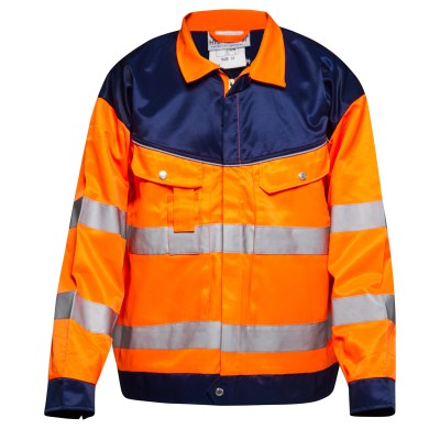 Uniouter High Visibility Reflective Jacket,  Waterproof Class 3, Lapel