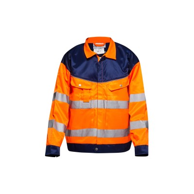 Uniouter High Visibility Reflective Jacket,  Waterproof Class 3, Lapel