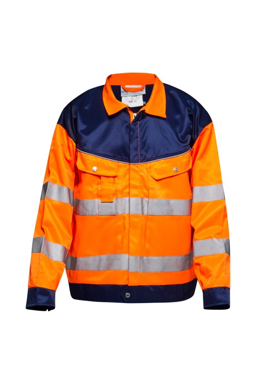 Uniouter High Visibility Reflective Jacket,  Waterproof Class 3, Lapel