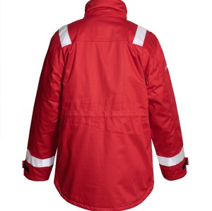 Uniouter Flame Retardant Jacket, Used for Rescue, Bright Red