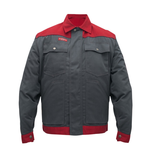 Uniouter Repair Work Jacket With Multiple Pockets, Wear-Resistant, and Featuring a Lapel Design