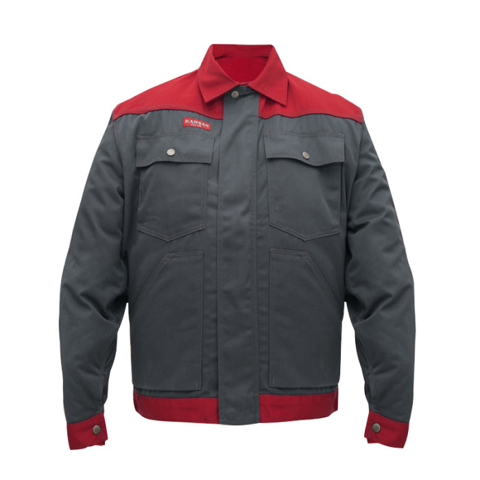 Custom Repair Work Jacket With Multiple Pockets, Wear-Resistant, and Featuring a Lapel Design