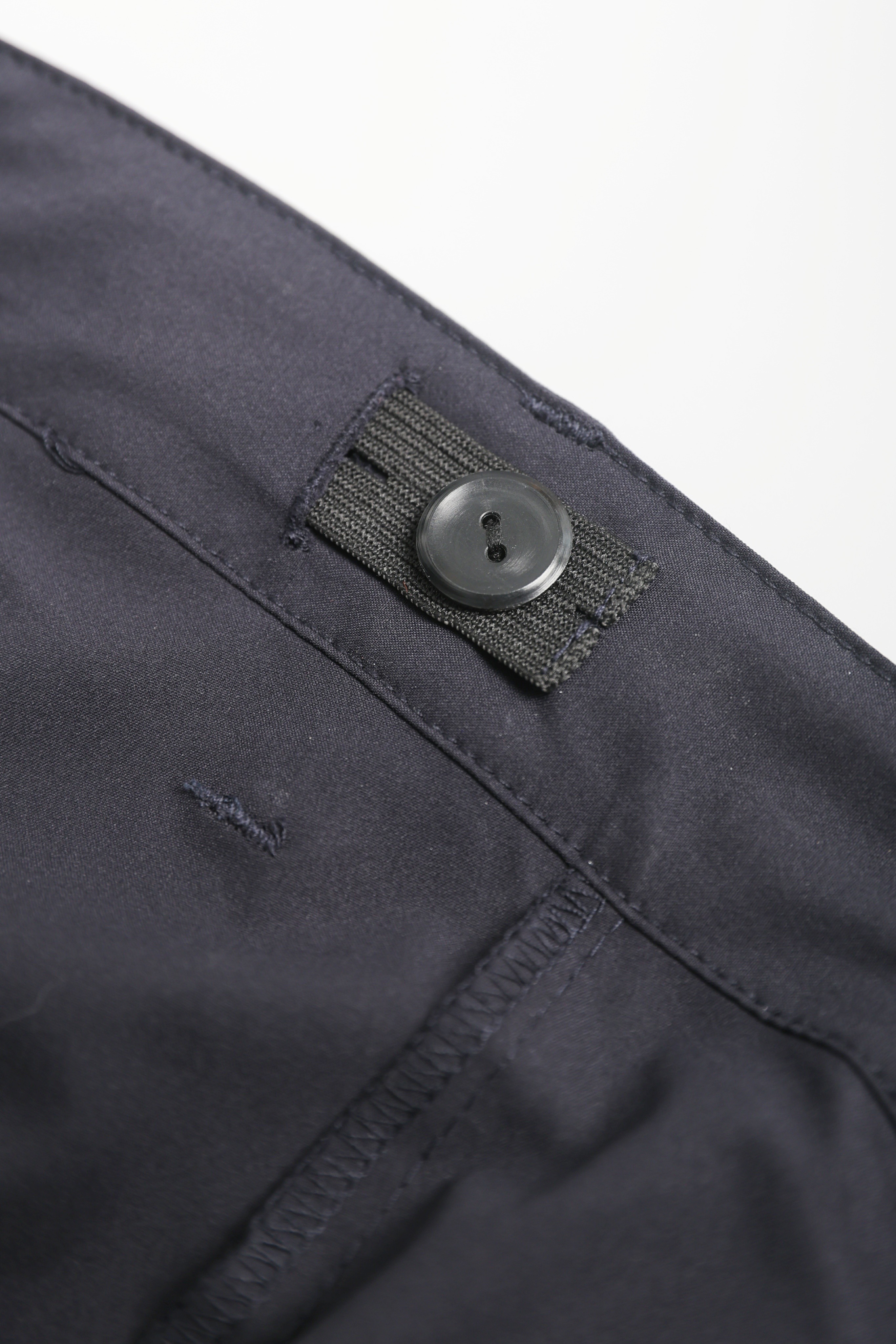 Scrub Pants Button Closure Detail
