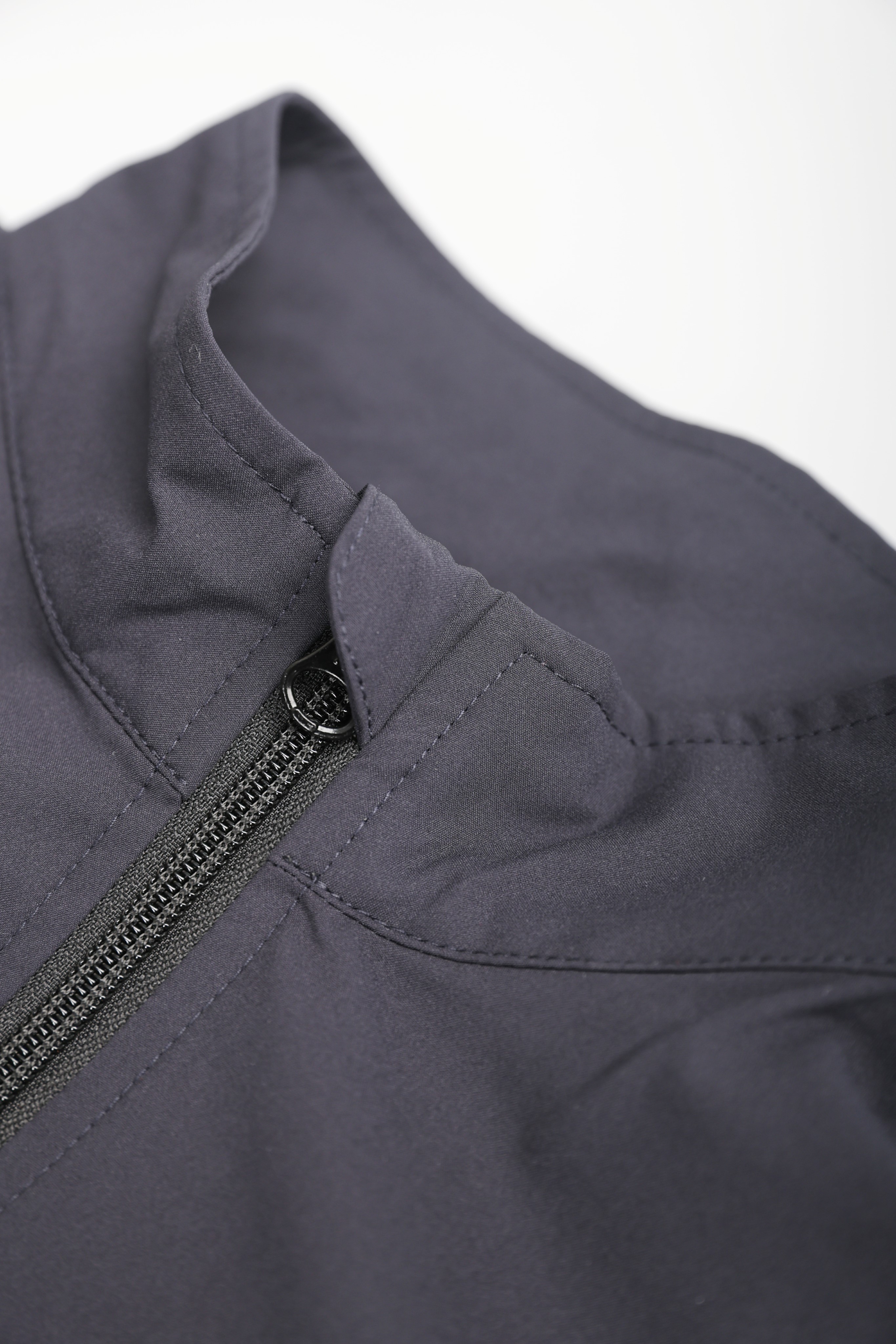 Medical Scrub Zipper and Neck Detail