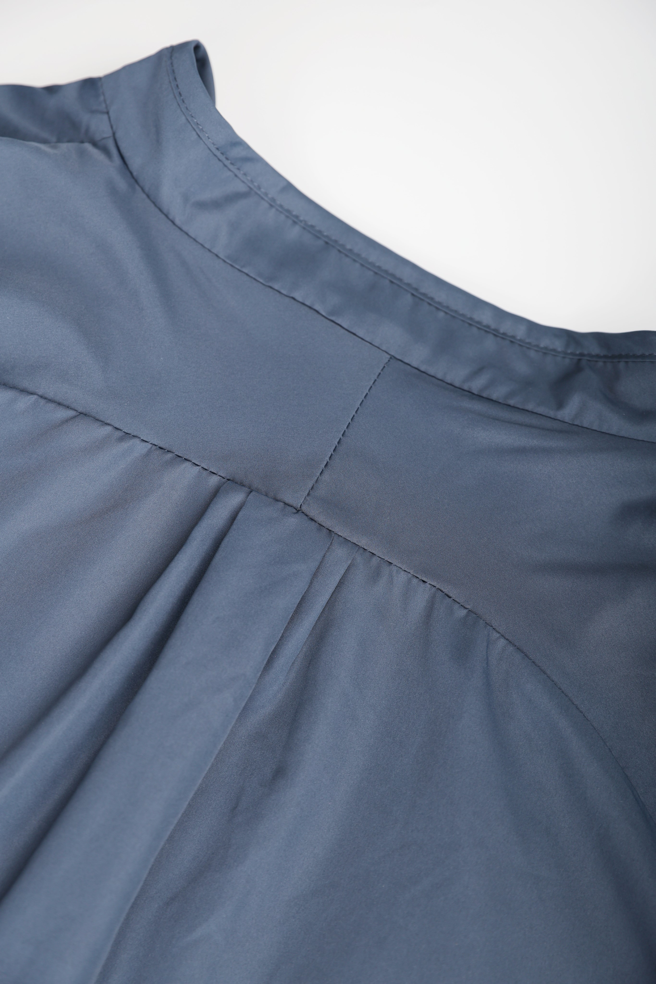 Scrub Top Back Pleat Detail