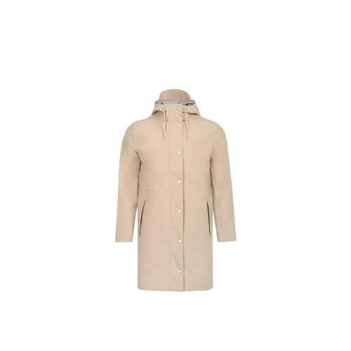 Custom Waterproof Hiking Parka with Hood – Made from Recycled Fabric