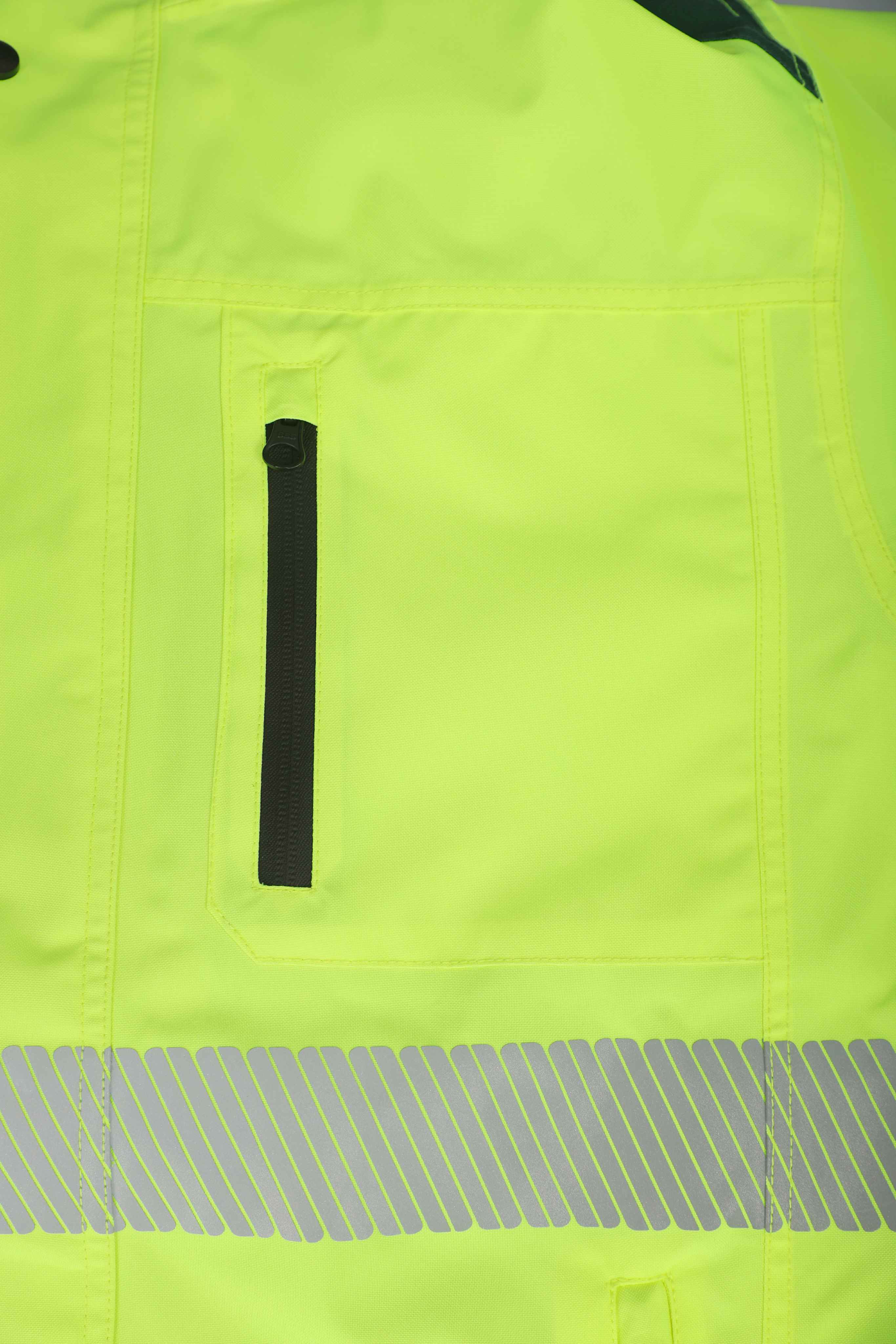 Reflective Emergency Jacket Chest Pocket Detail