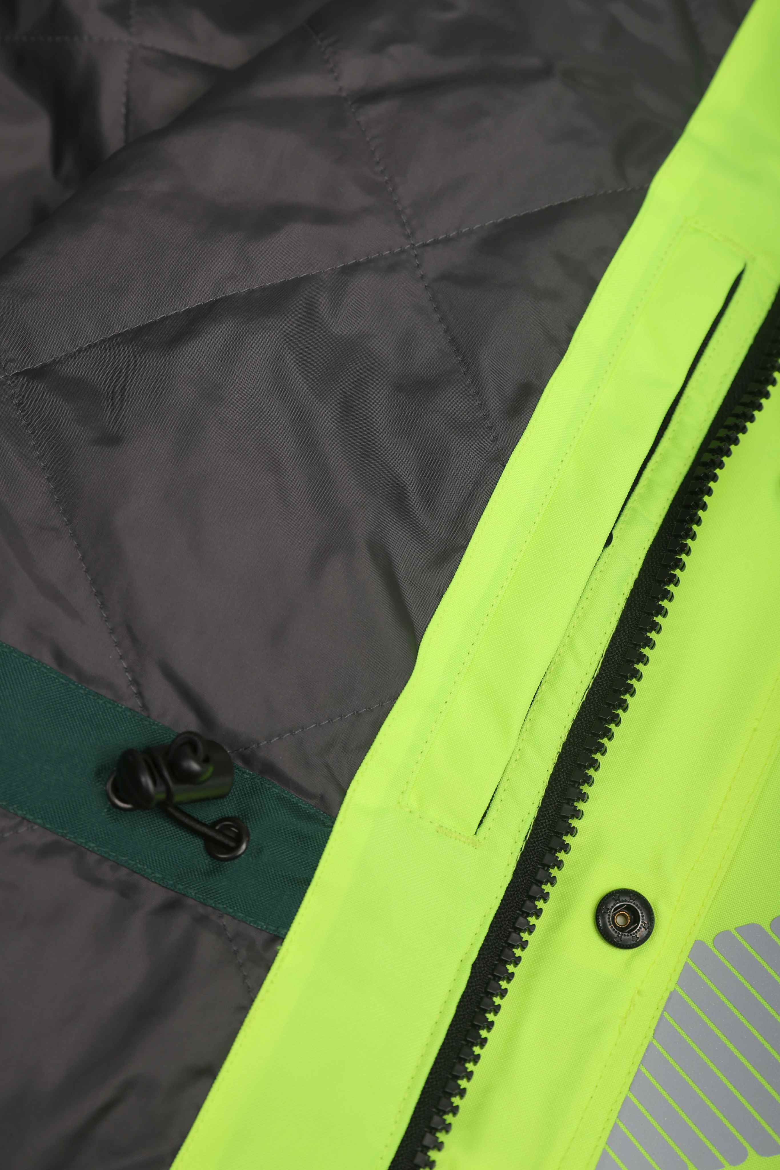 Reflective Emergency Jacket Zip and Reflective Detail