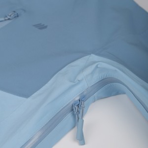 Custom Women's Waterproof Hiking Jacket with Hood – Windproof & Tailored Fit