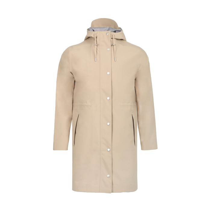 Custom Waterproof Hiking Parka with Hood – Made from Recycled Fabric
