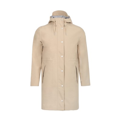 Custom Waterproof Hiking Parka with Hood – Made from Recycled Fabric