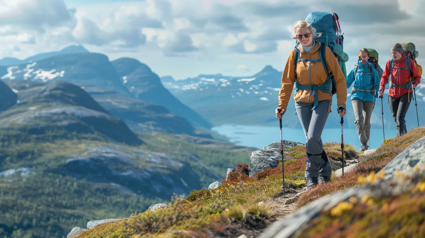 Premium northern European outdoor apparel retail display