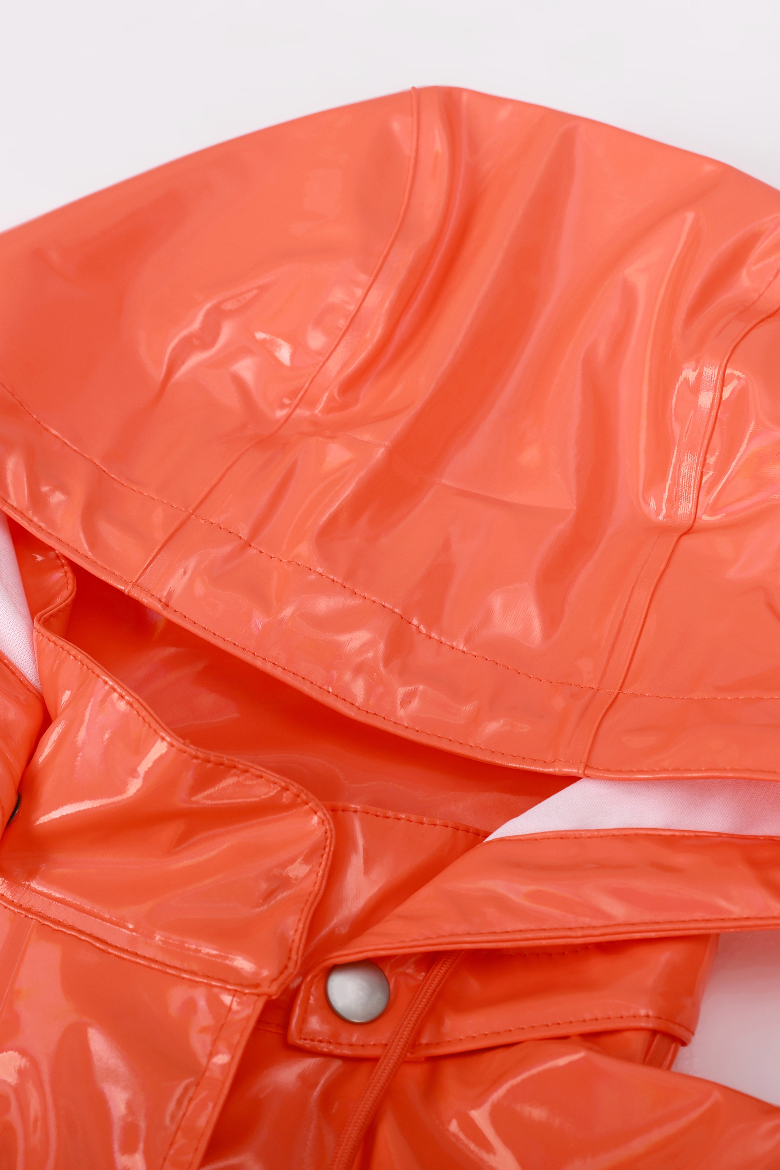 Custom Orange Raincoat