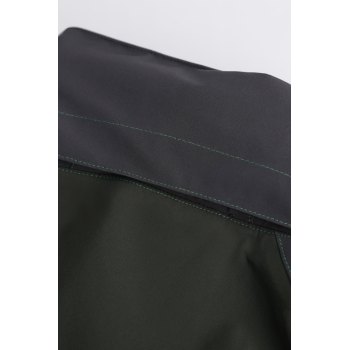 Custom Lightweight Waterproof Jacket, Breathable and Comfortable, Concealed Pockets, Black