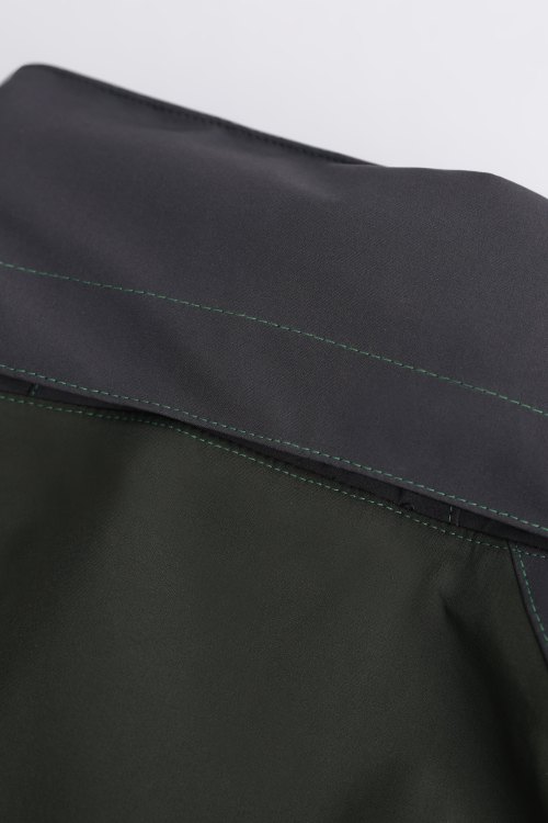 Custom Lightweight Waterproof Jacket, Breathable and Comfortable, Concealed Pockets, Black