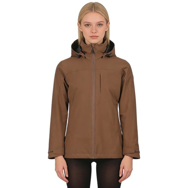 All-Weather Outdoor Jacket with Hood – Windproo...