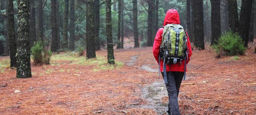Berglandschaft mit extremen Wetterbedingungen