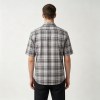 Custom Grey Check Shirt - Lightweight Breathable Button-Down Casual Shirt