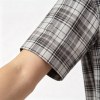 Custom Grey Check Shirt - Lightweight Breathable Button-Down Casual Shirt