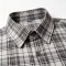 Custom Grey Check Shirt - Lightweight Breathable Button-Down Casual Shirt