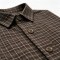 Custom Brown Check Shirt - Lightweight Breathable Button-Down Casual Shirt