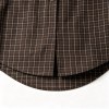 Custom Brown Check Shirt - Lightweight Breathable Button-Down Casual Shirt