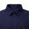 Custom Navy Work Shirt - Long Sleeve Breathable Button-Down Commuter Shirt