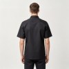 Custom Black Work Shirt - Short Sleeve Breathable Button-Down Commuter Shirt