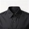 Custom Black Work Shirt - Short Sleeve Breathable Button-Down Commuter Shirt