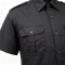 Custom Black Work Shirt - Short Sleeve Breathable Button-Down Commuter Shirt