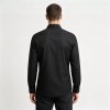Custom Black Work Shirt - Long Sleeve Breathable Button-Down Commuter Shirt
