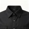 Custom Black Work Shirt - Long Sleeve Breathable Button-Down Commuter Shirt