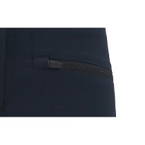Custom Black Casual Shorts With Button-Up Design and Zippered Pockets.