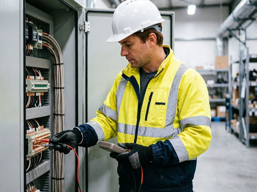Technician workwear suitable for electrical service work