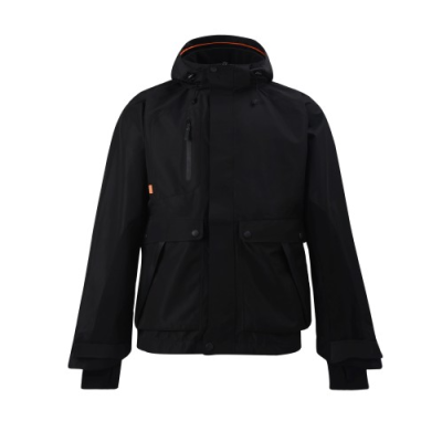 Custom Lightweight Waterproof Jacket, Breathable and Comfortable, Hooded, Black, Supports OEM