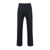 Custom Black Stretch Casual Pants With Zippered Pockets, Breathable and Comfortable