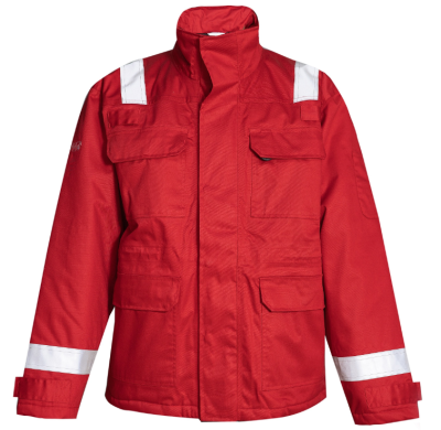 Custom Flame Retardant Jacket, Used for Rescue, Bright Red