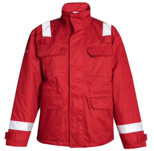 Custom Flame Retardant Jacket, Used for Rescue, Bright Red