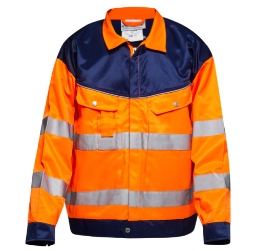 Custom High Visibility Reflective Jacket, Lapel