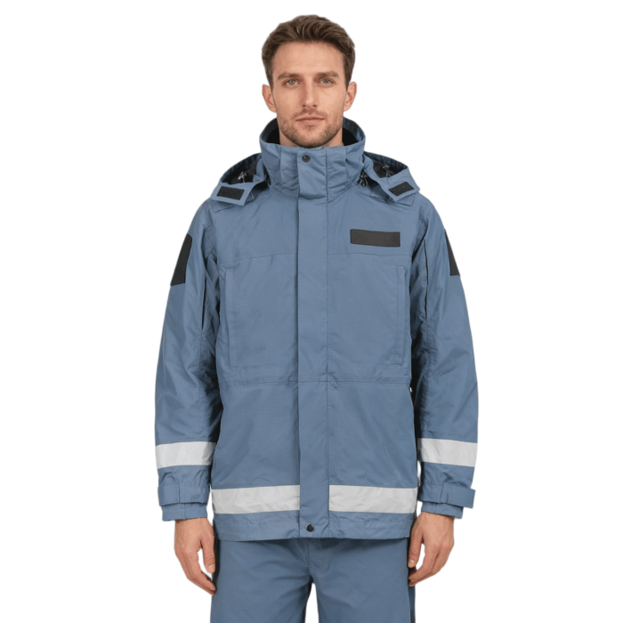 Custom High-Visibility Emergency Jacket – Waterproof, Reflective, Available for Wholesale