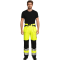 Custom Flame Retardant Pants, Wholesale and OEM Support, Yellow-Black