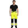 Custom Flame Retardant Pants, Wholesale and OEM Support, Yellow-Black