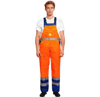 Custom Waterproof Bib Overalls, Waterproof 3 Class, High Visibility