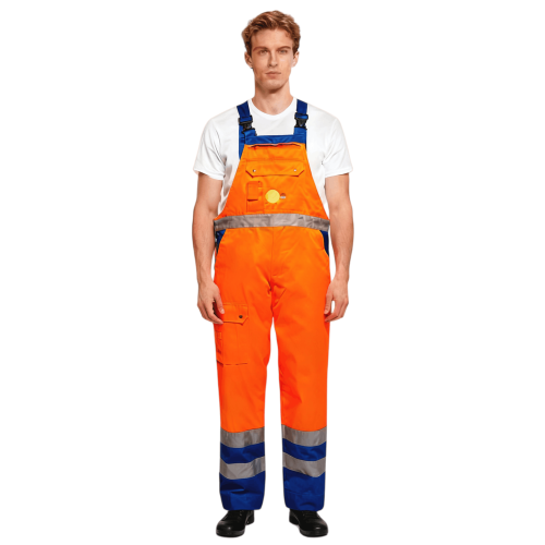 Custom Waterproof Bib Overalls, Waterproof 3 Class, High Visibility