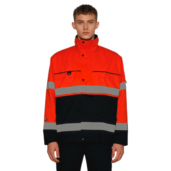 Custom Custom Flame Retardant Jacket, waterproof 3 Class, Orange-black