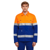 Custom Anti-static Jacket, High Vis Rain Coats, Waterproof Class 3, Lapel
